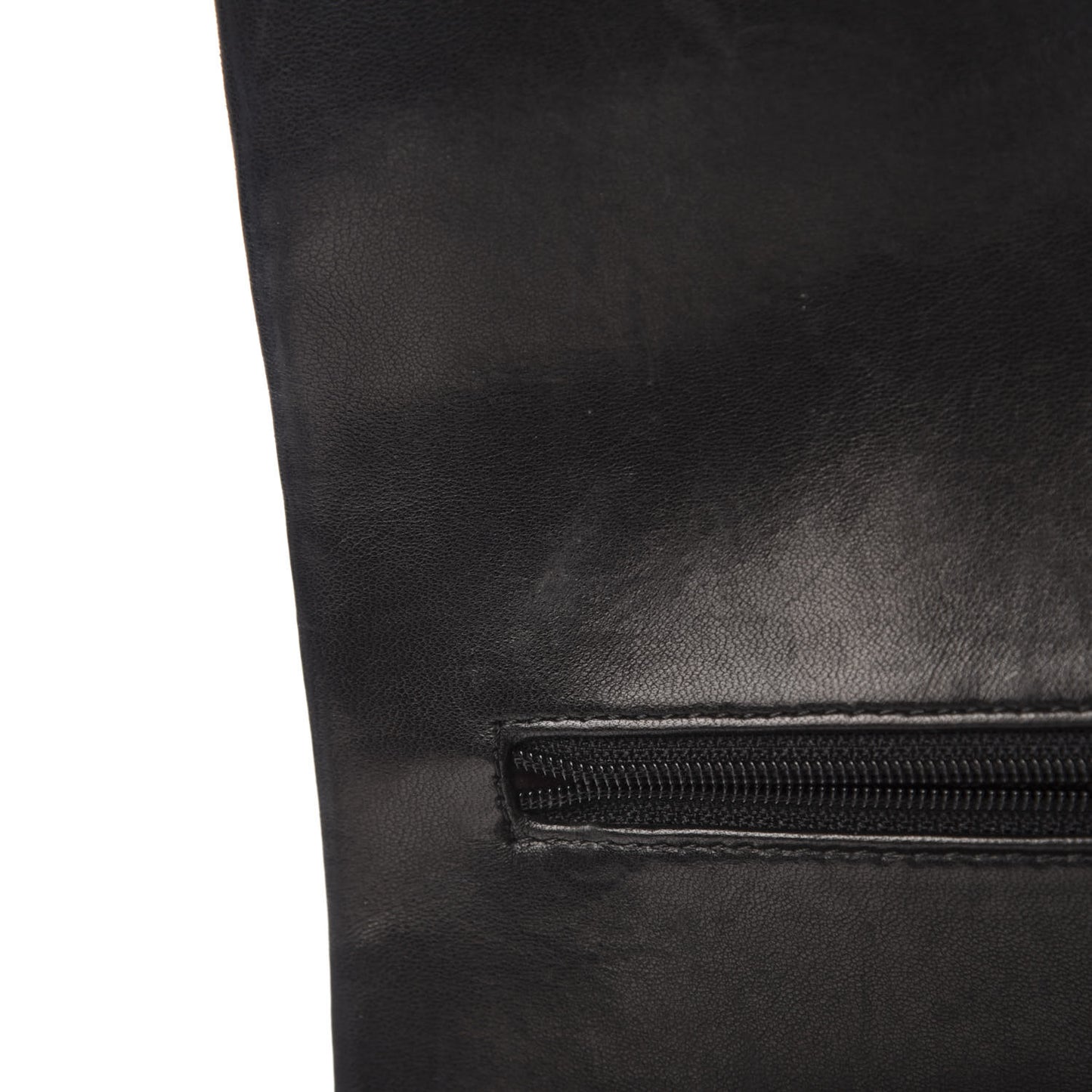 Lambskin Quilted Maxi Double Flap Black