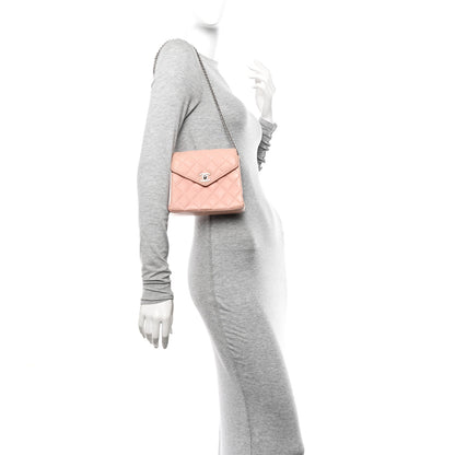 Chanel Lambskin Quilted Mini Flap Pink 2 of 15