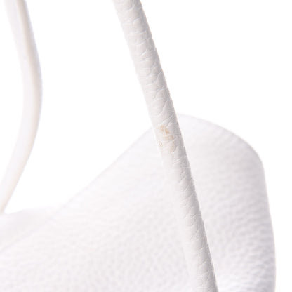 Burberry London Grainy Calfskin Medium Baynard Tote White 8 of 20