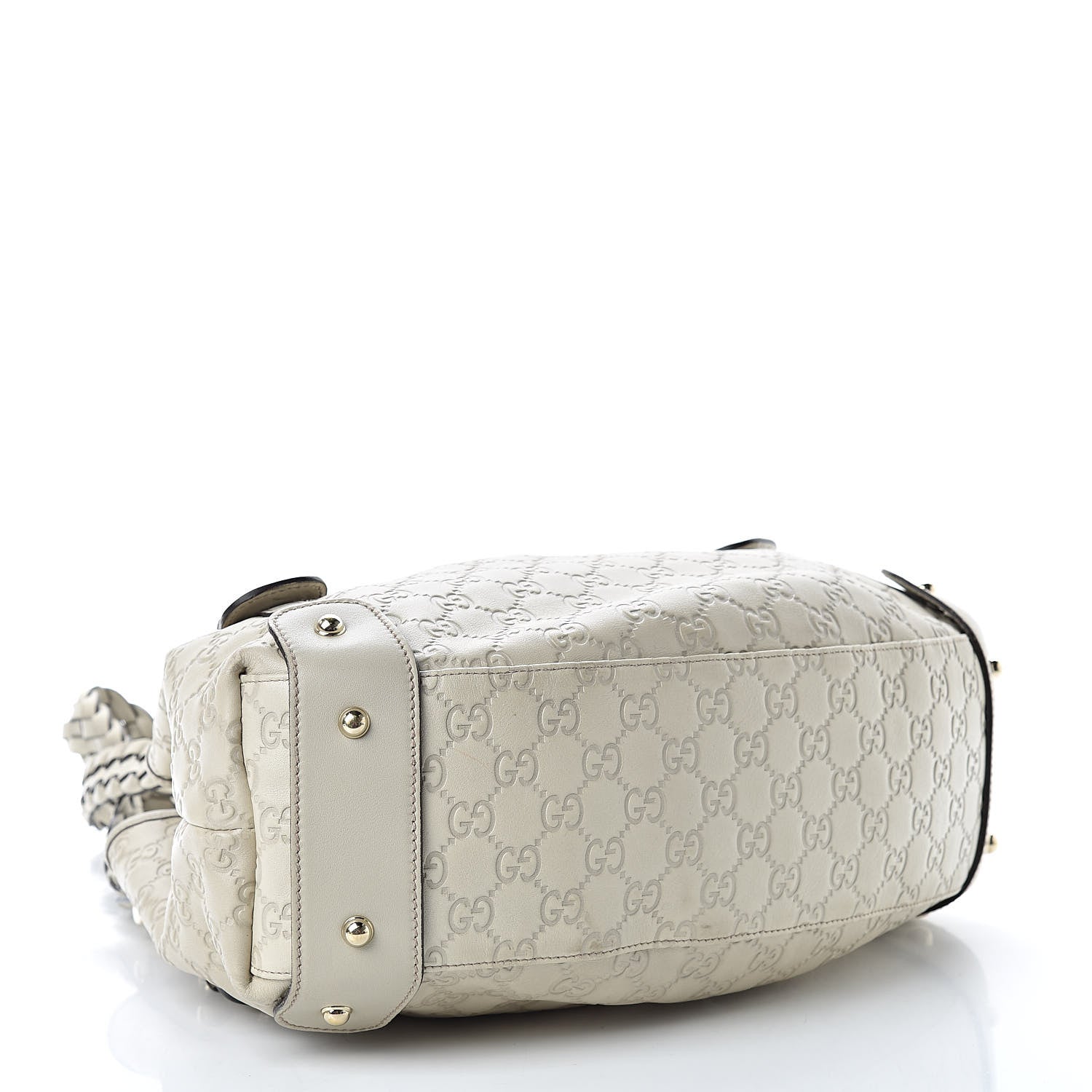 Gucci Guccissima Small Pelham Shoulder Bag Off White 4 of 11