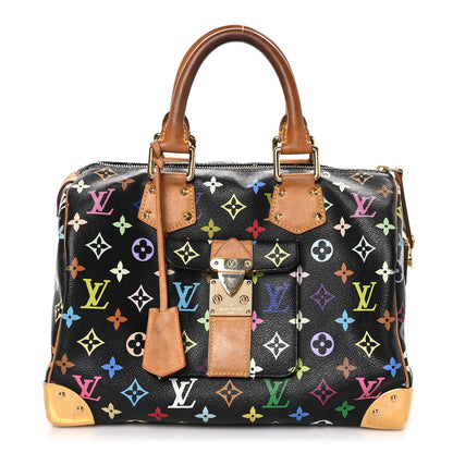Louis Vuitton Monogram Multicolor Speedy 30 Black 1 of 12