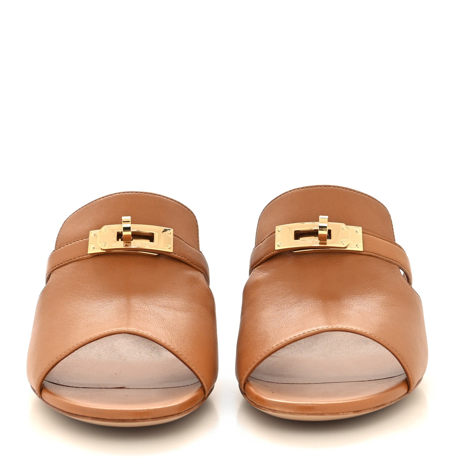 Hermes Goatskin Candy Sandals 38 Naturel 2 of 8