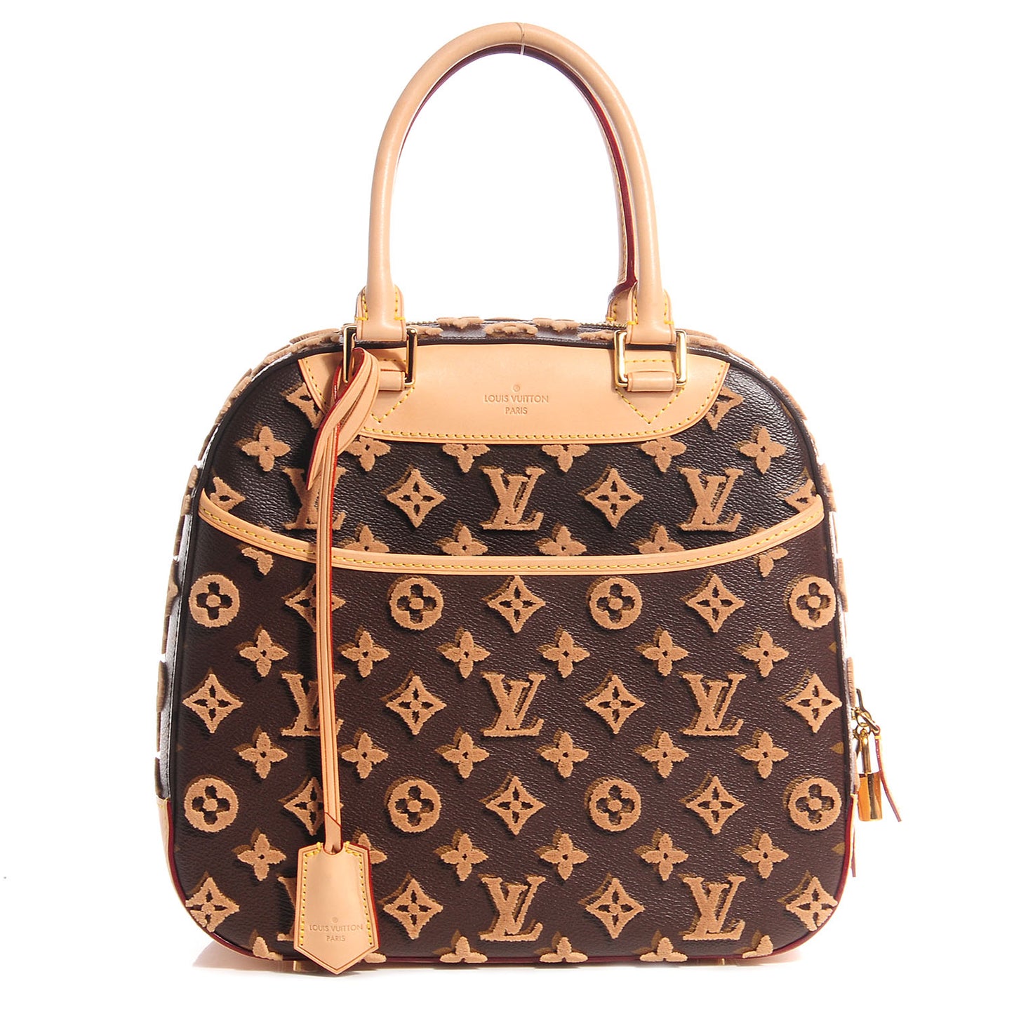 Monogram Tuffetage Deauville Cube Caramel