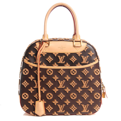 Louis Vuitton Monogram Tuffetage Deauville Cube Caramel 1 of 7