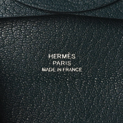 Hermes Chevre Mysore Bastia Coin Purse Vert Cypress 7 of 7