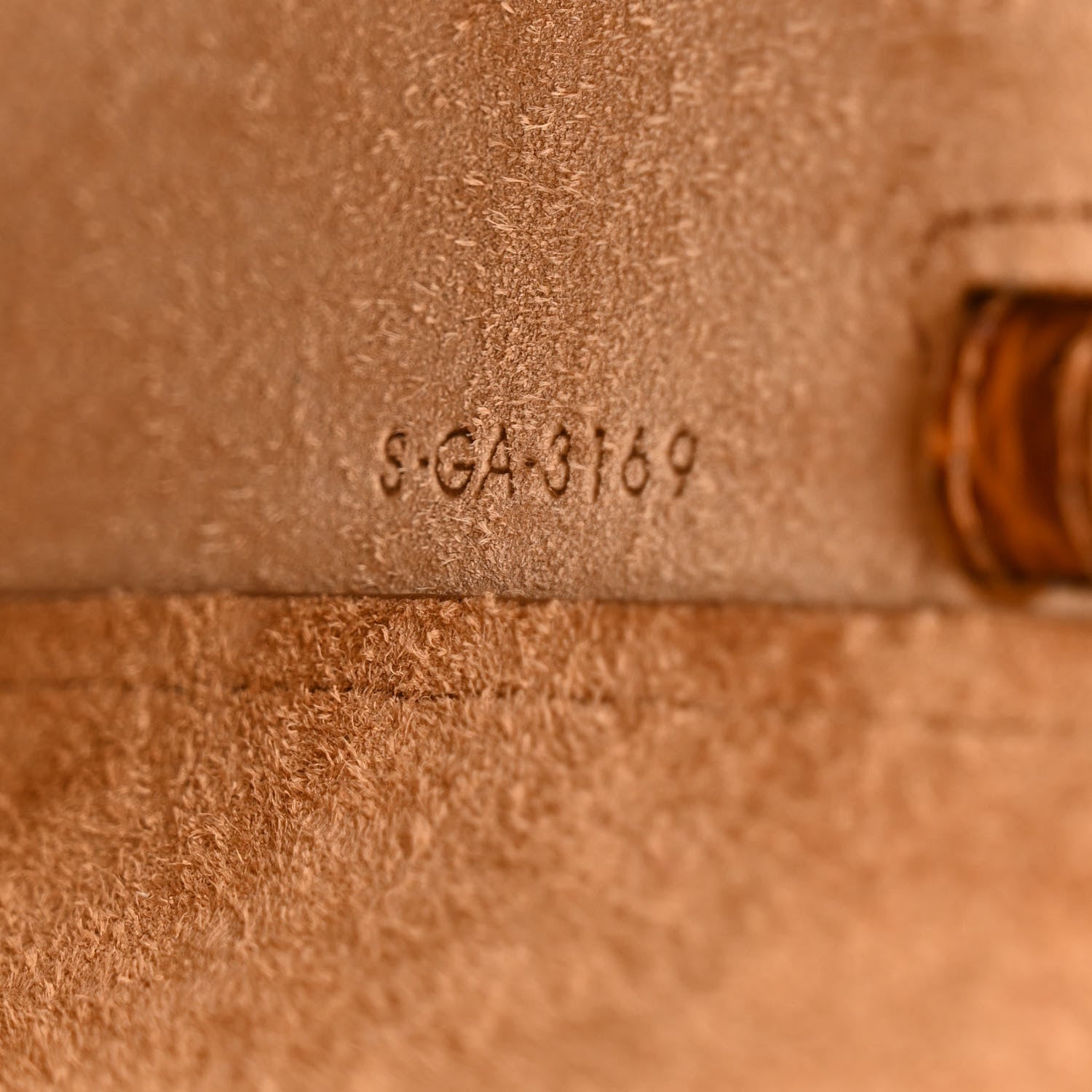 Celine Calfskin Crocodile Embossed Nano Belt Bag Camel 7 of 10