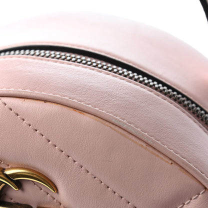 Gucci Calfskin Matelasse GG Marmont Dome Backpack Perfect Pink 11 of 11