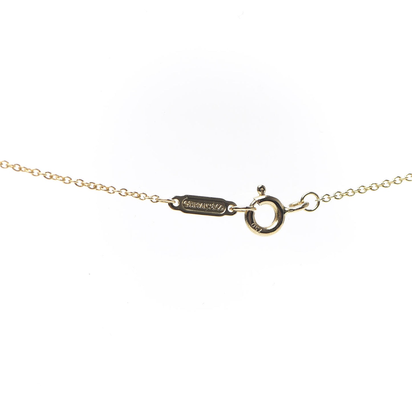 18K Yellow Gold Diamond Small Cross Pendant Necklace