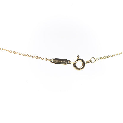 Tiffany 18K Yellow Gold Diamond Small Cross Pendant Necklace 5 of 6
