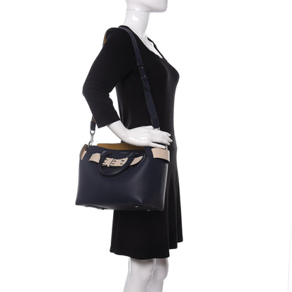 Burberry Soft Grain Calfskin Small Belt Bag Regency Blue 2 of 11