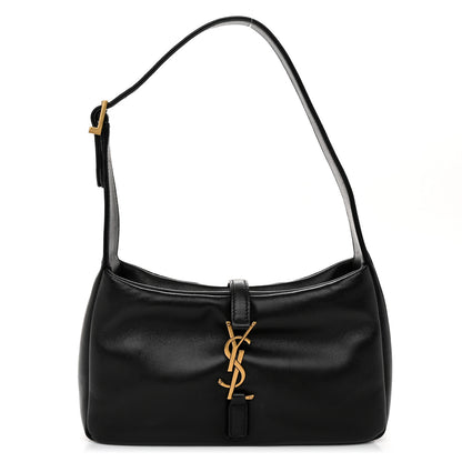 Saint Laurent Padded Lambskin Le 5 A 7 Hobo Black 1 of 11