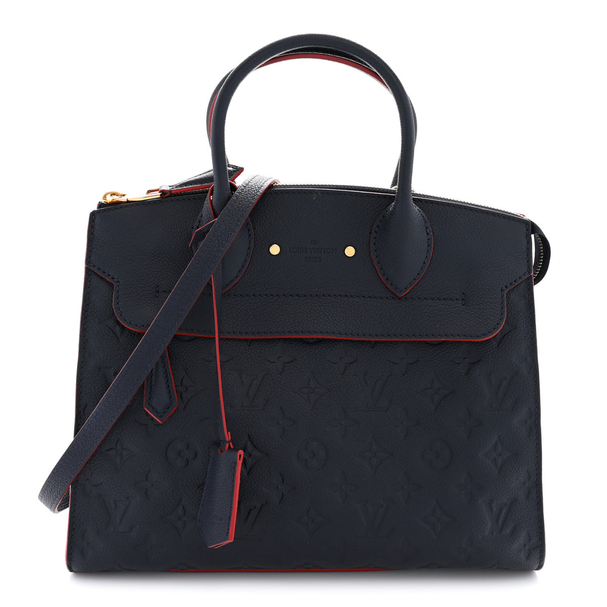 Louis Vuitton Empreinte Pont Neuf MM Marine Rouge 1 of 12