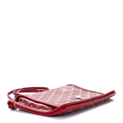 Goyard Goyardine Plumet Wallet Clutch Red 4 of 10