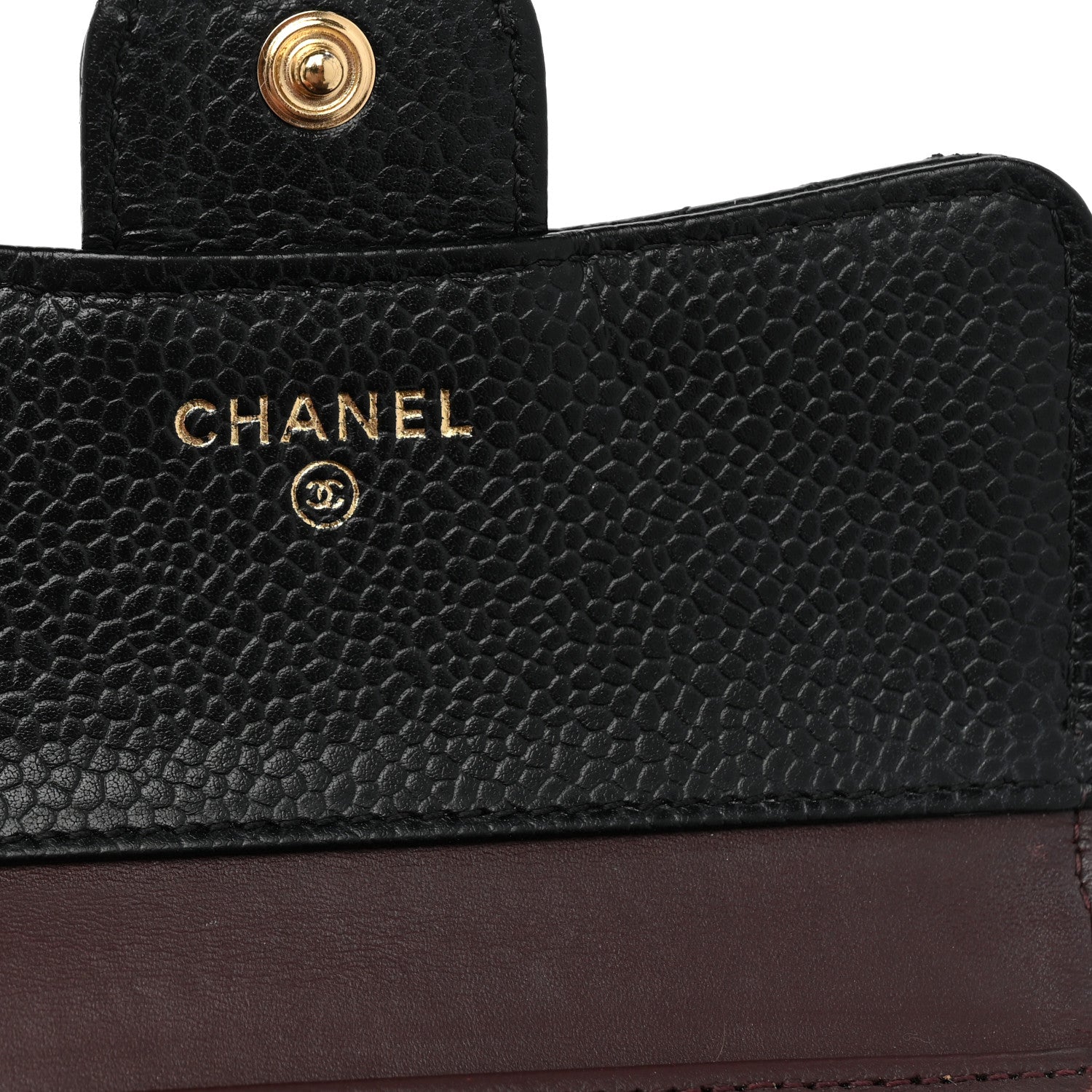Chanel Caviar Quilted Compact Flap Wallet Black 7 of 14