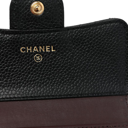 Chanel Caviar Quilted Compact Flap Wallet Black 7 of 14