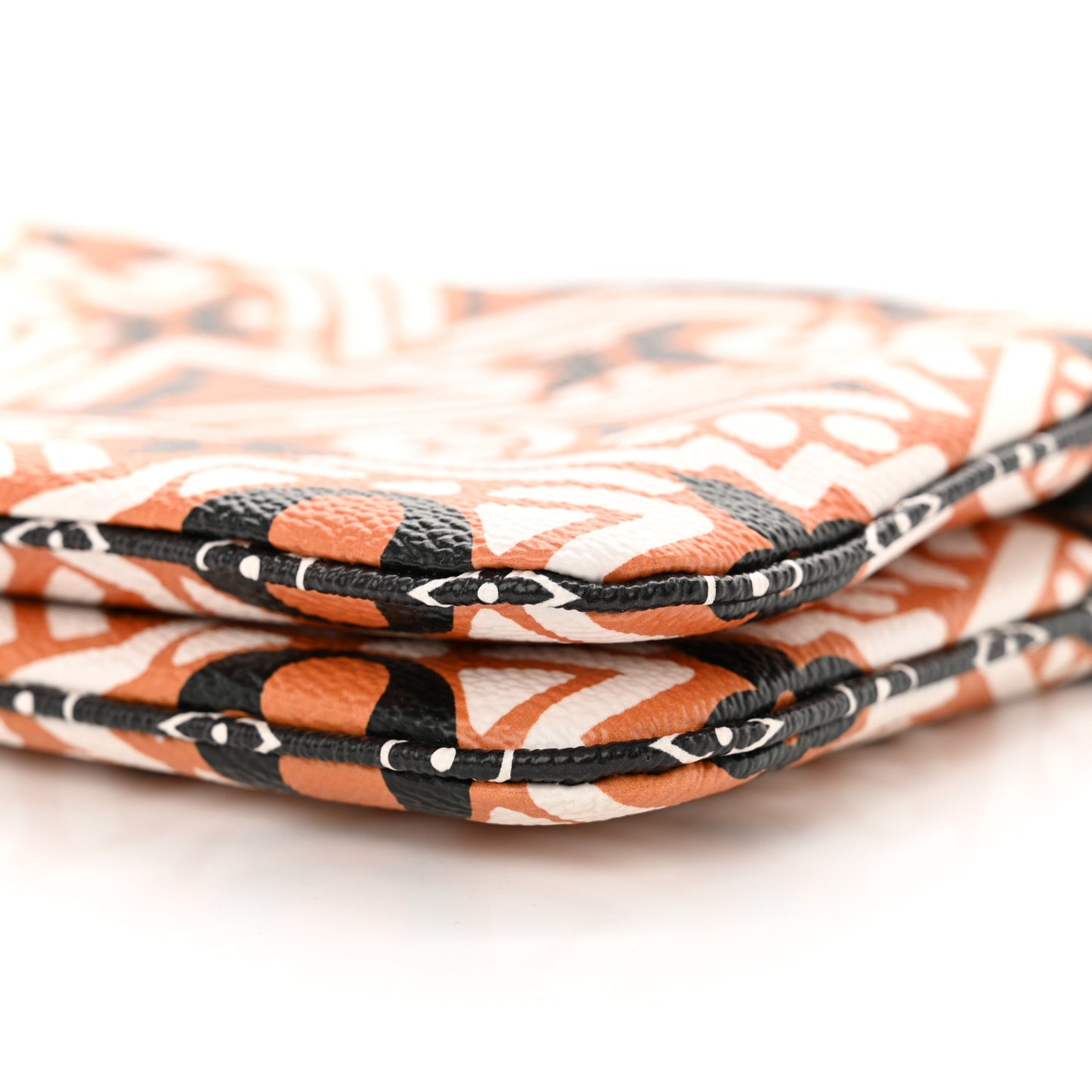 Monogram Giant Crafty Double Zip Pochette Creme Caramel