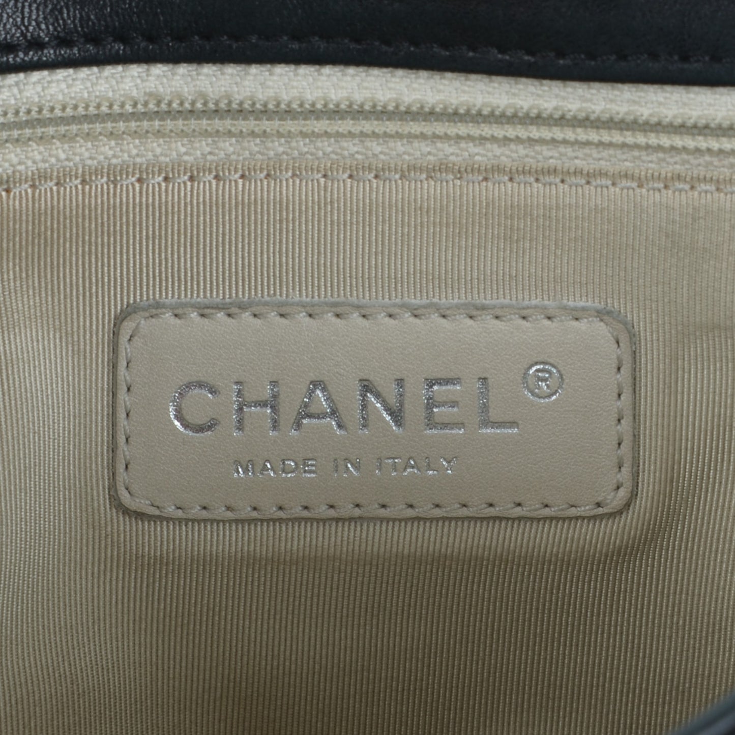 Washed Lambskin Quilted Maxi Chain Around Flap Black