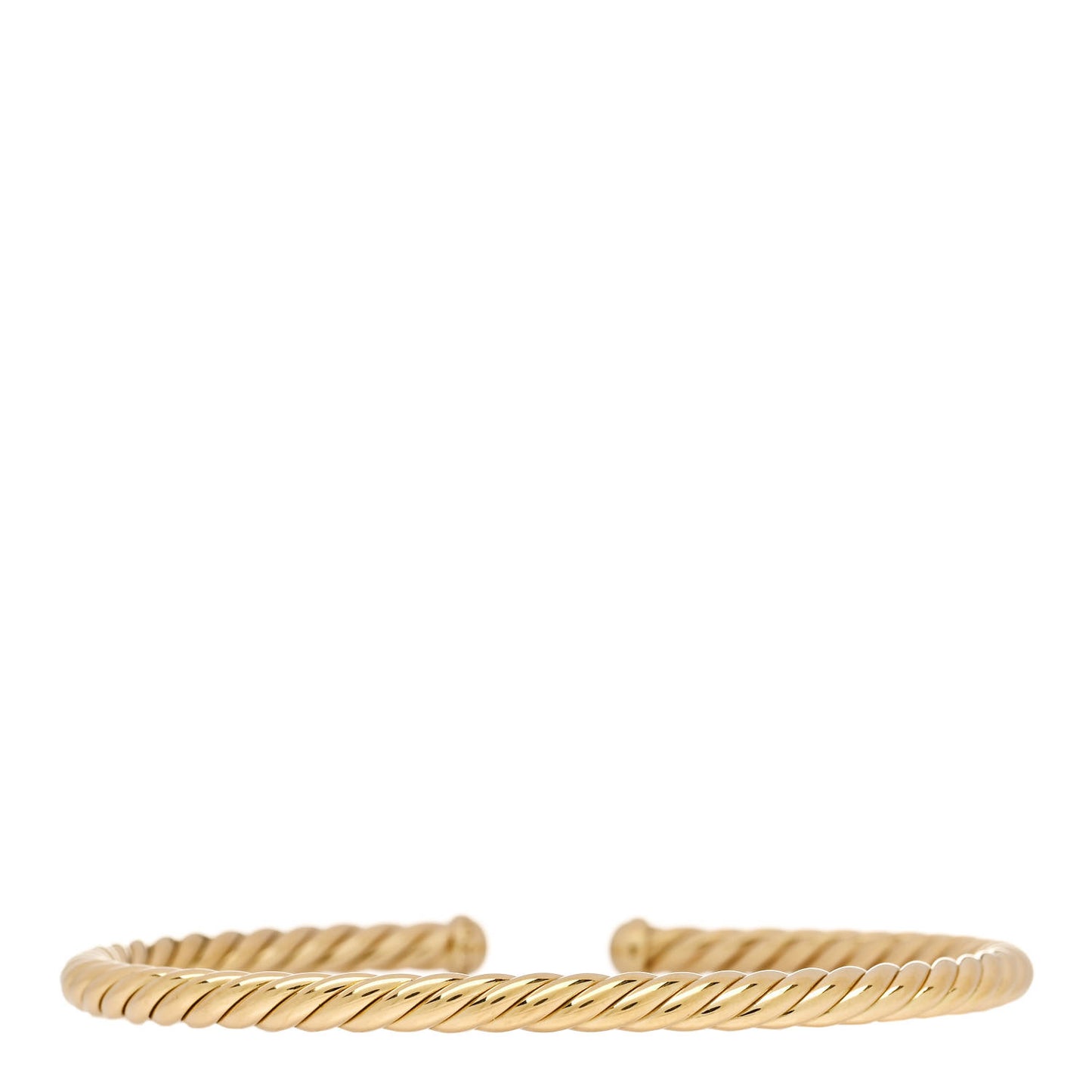 18K Yellow Gold 4mm Cablespira Bracelet