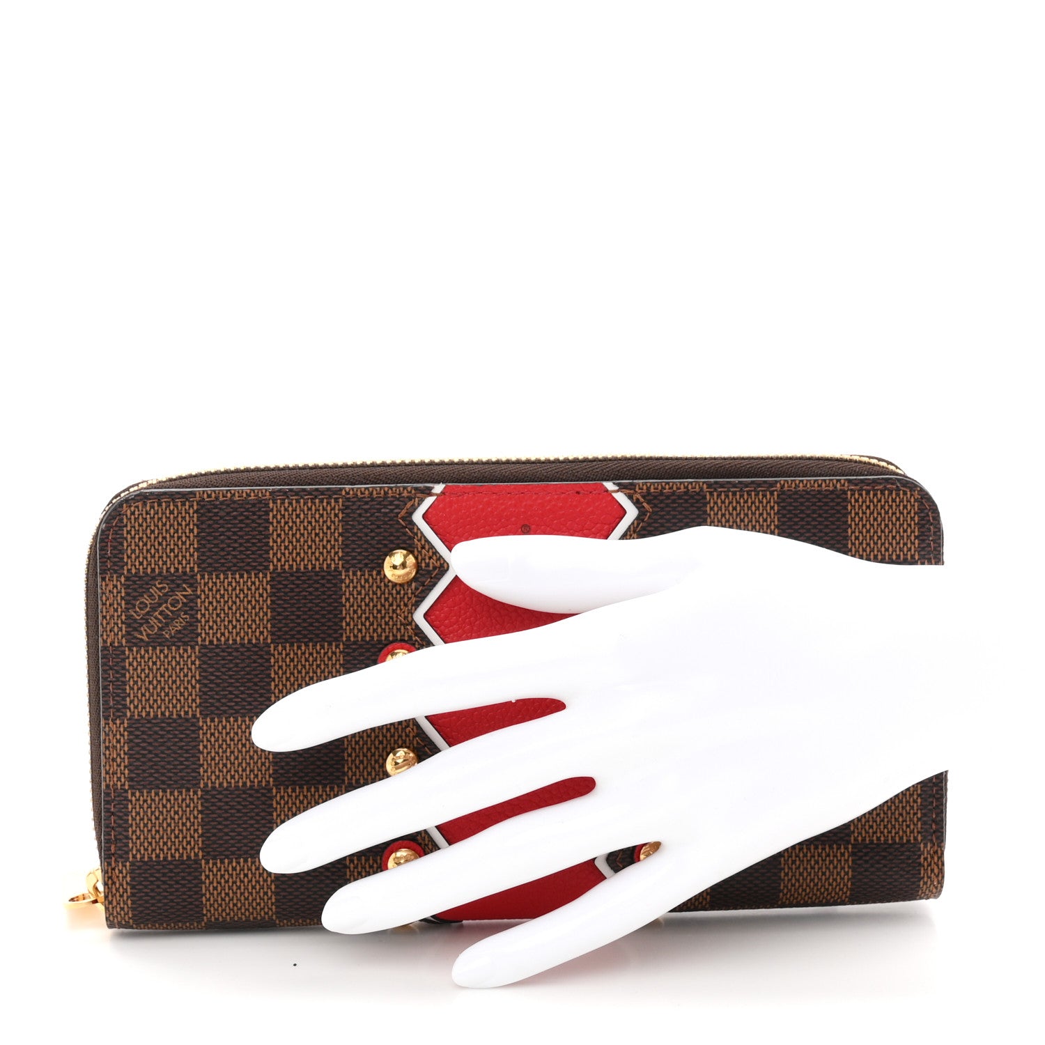 Louis Vuitton Damier Ebene Karakoram Zippy Wallet 2 of 8