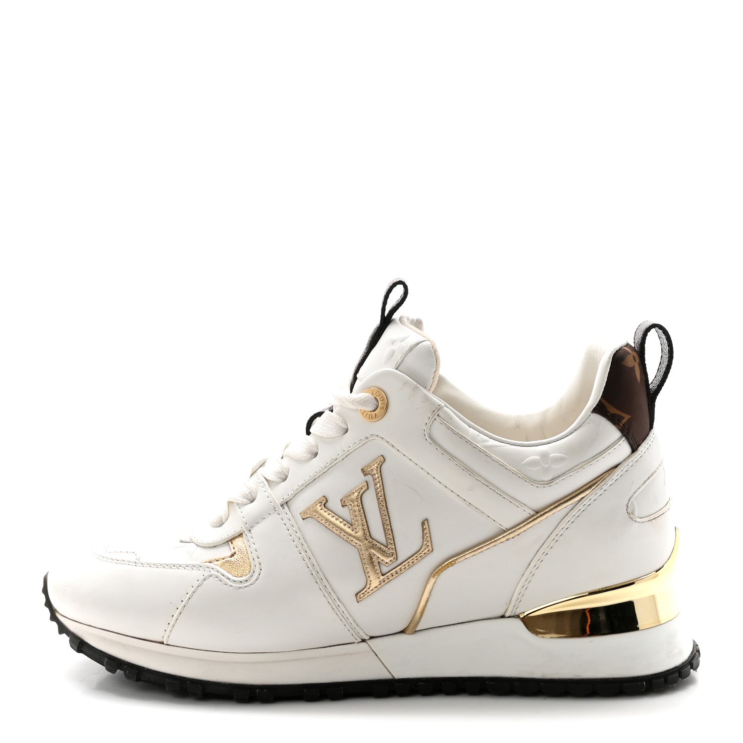 Louis Vuitton Calfskin Run Away Sneakers 35 White 1 of 9