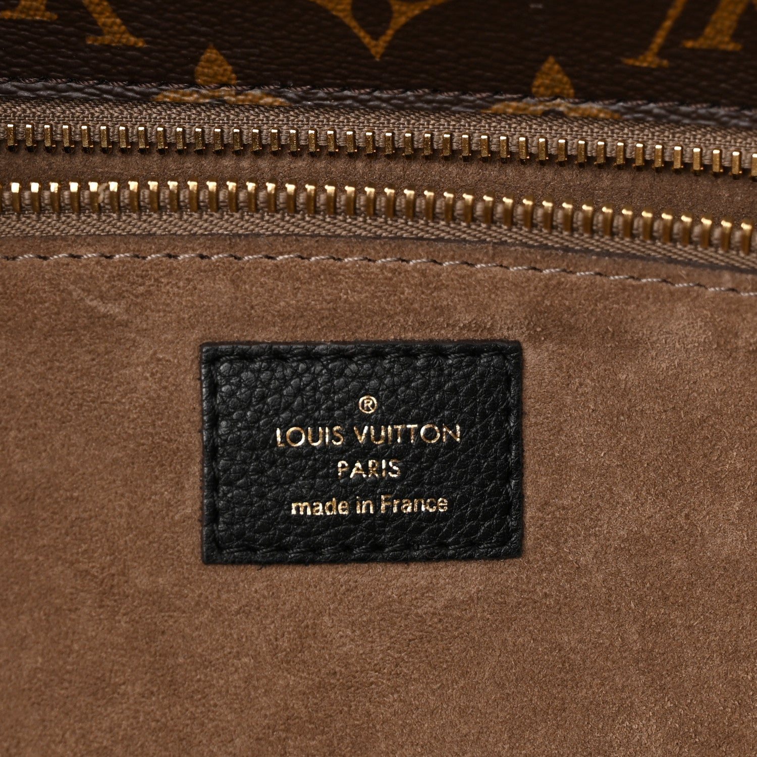 Louis Vuitton Monogram Tote W PM Black 6 of 10