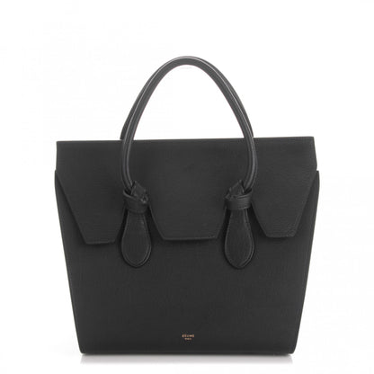 Celine Crisped Calfskin Mini Tie Knot Tote Black 6 of 9