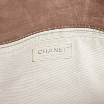 Chanel Ultra Soft Suede Calfskin Large Natural Beauty Flap Brown 5 of 7