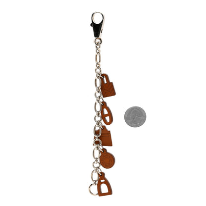 Hermes Barenia Breloque Olga Amulette Bag Charm Fauve 2 of 3