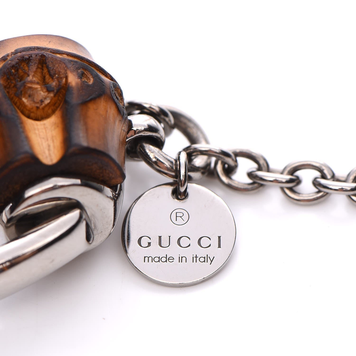 Gucci Bamboo Horsebit Necklace Large Silver 5 of 7