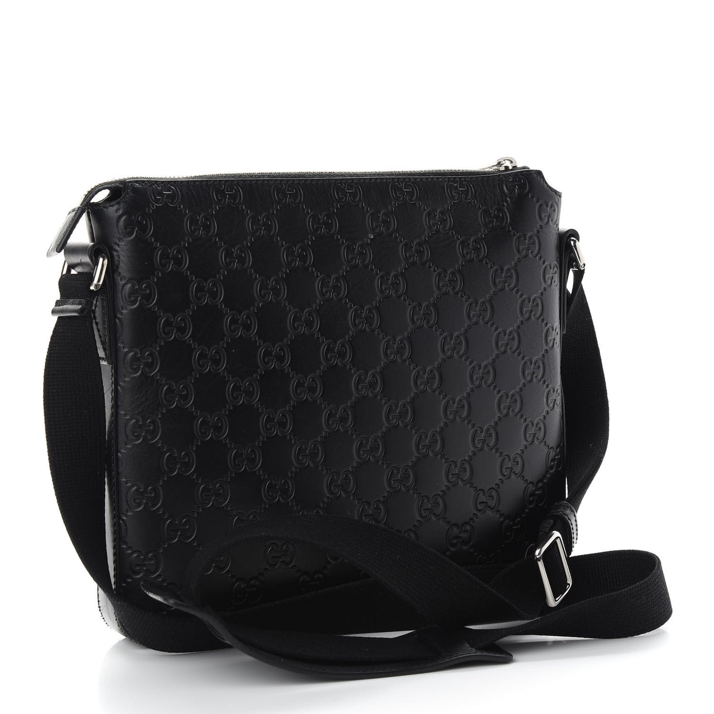Guccissima Signature Small Messenger Bag Black