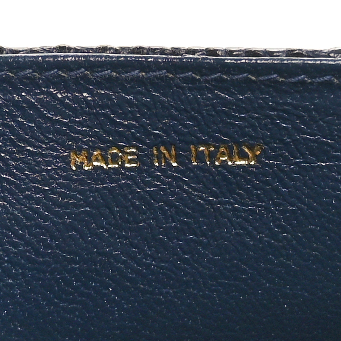 Lizard CC Mini Flap Bag Navy