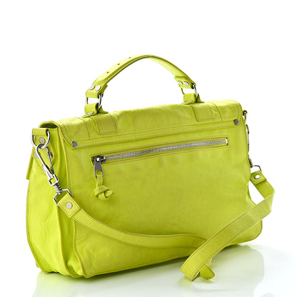Proenza Schouler Lambskin Medium PS1 Satchel Sulfur 3 of 16