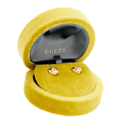 Gucci 18K Yellow Gold Le Marche Des Merveilles Bee Motif Earrings 5 of 5