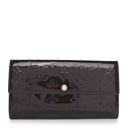 Louis Vuitton Vernis Sarah Wallet Amarante 1 of 10