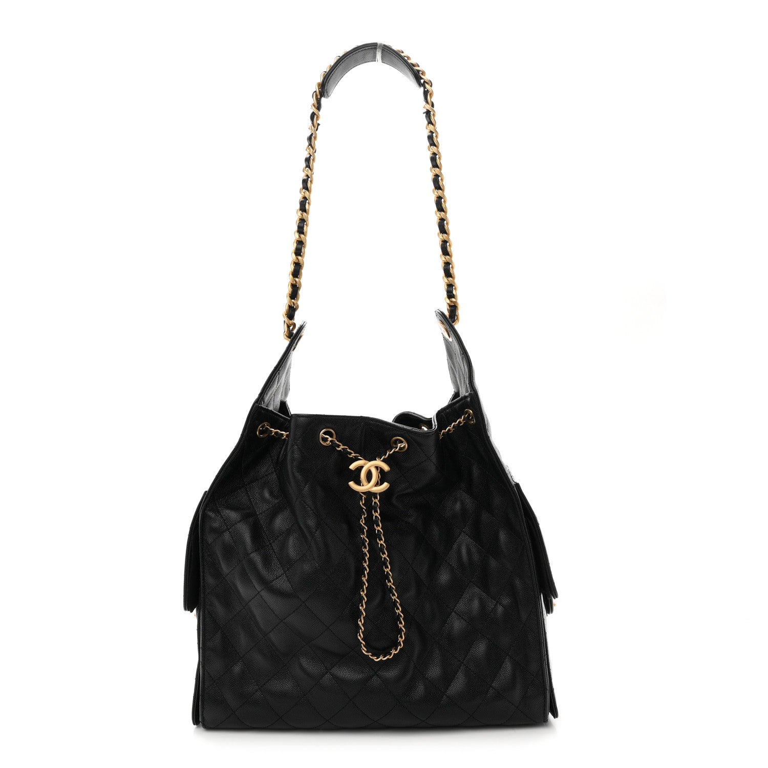 Chanel Caviar Quilted Medium Chanel 25 Handbag Black 1 of 11