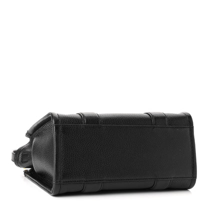 Marc Jacobs Grained Calfskin Small The Tote Bag Black 4 of 10