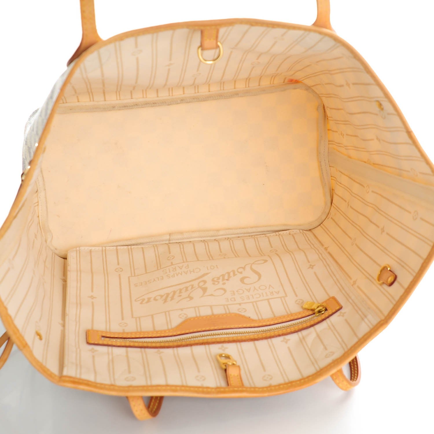 Louis Vuitton Damier Azur Neverfull MM 5 of 10