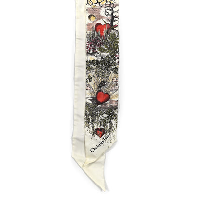 Christian Dior Silk Brutal Journey Of The Heart Mitzah Scarf Multicolor 2 of 3