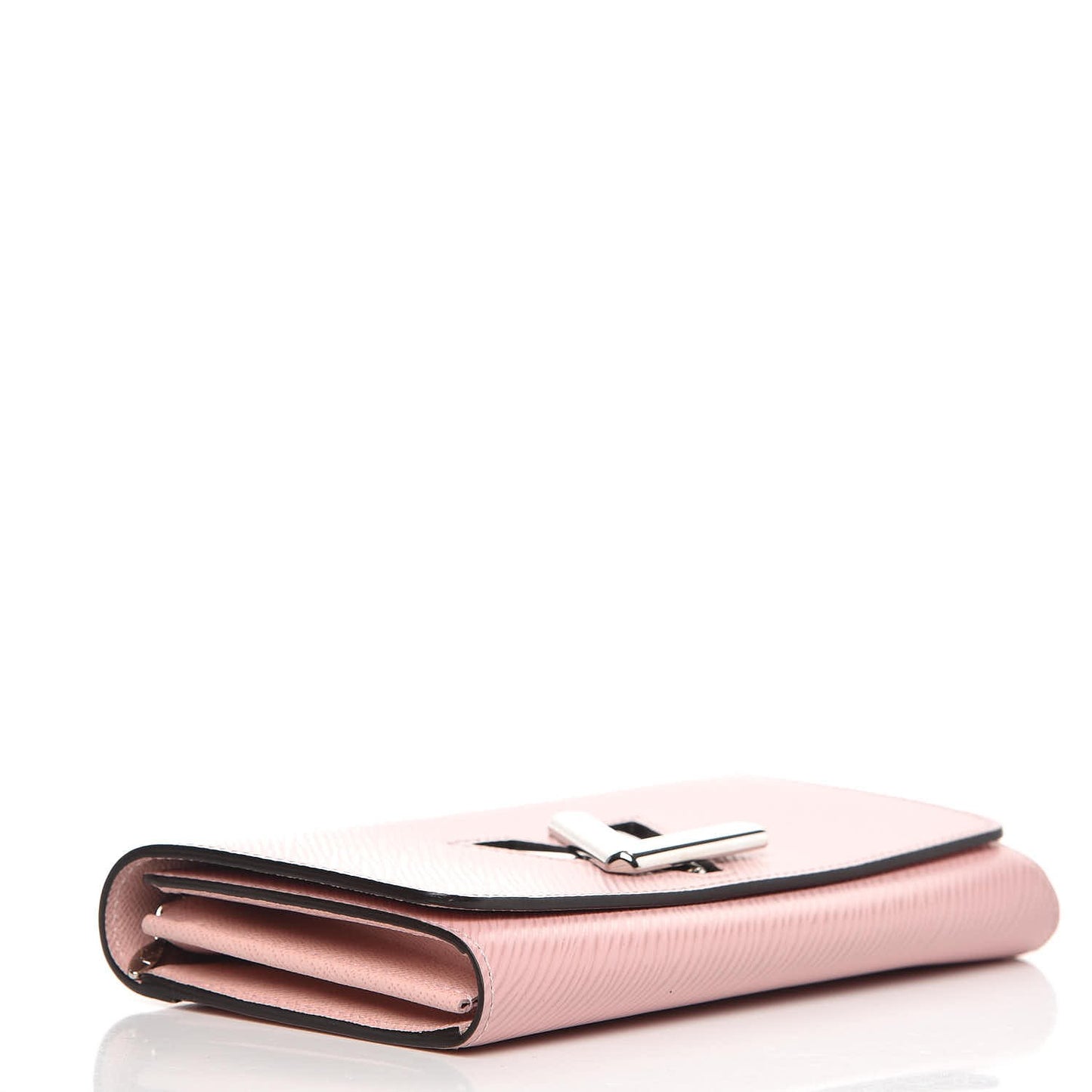 Epi Twist Wallet Rose Ballerine