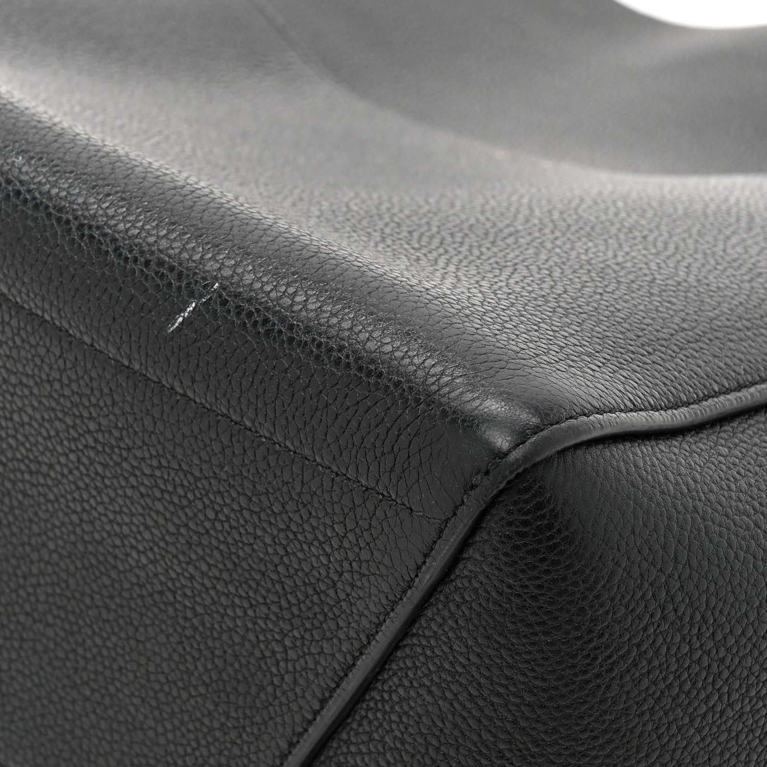 Celine Soft Grained Calfskin Sangle Bucket Bag Black 12 of 14