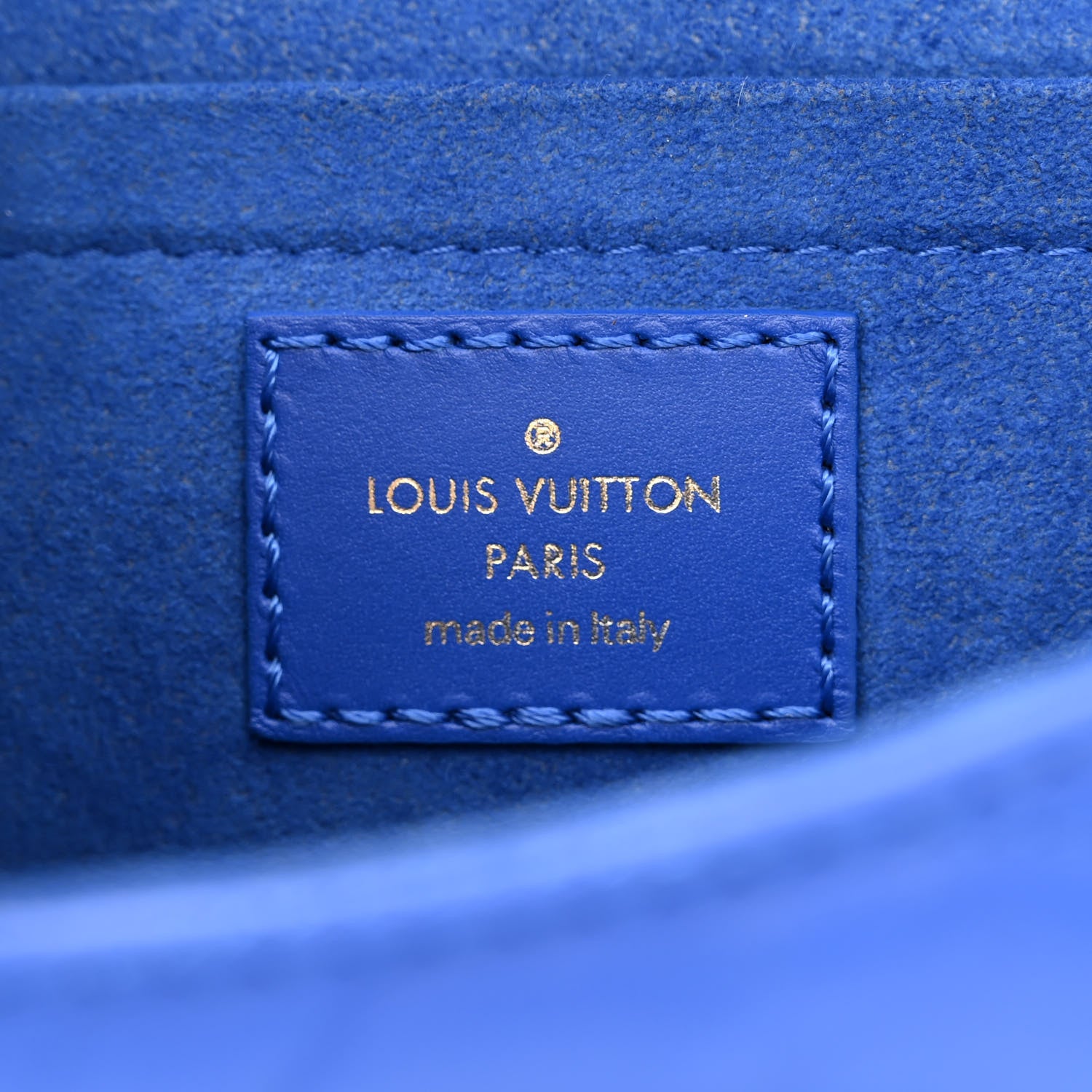 Louis Vuitton Calfskin New Wave Chain PM Blue Neon 6 of 10