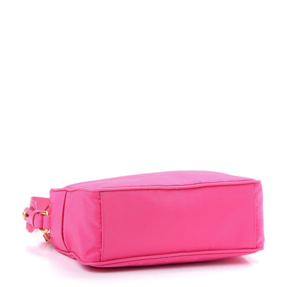 Prada Tessuto Nylon Soft Calf Camera Bag Fuxia 4 of 10