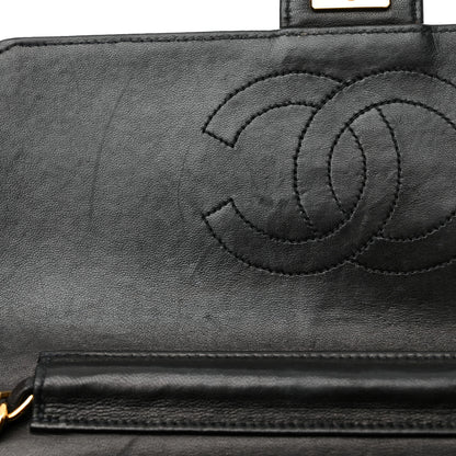Chanel Lambskin Quilted Small Single Flap Bag Black 12 of 13