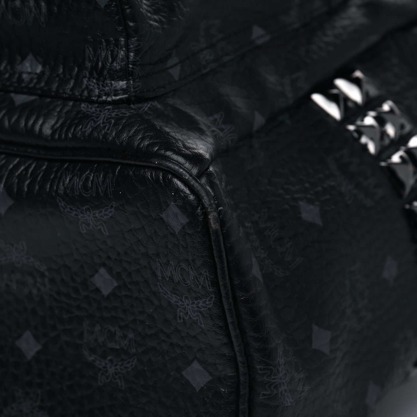 Visetos Medium Side Studs Stark Backpack Black