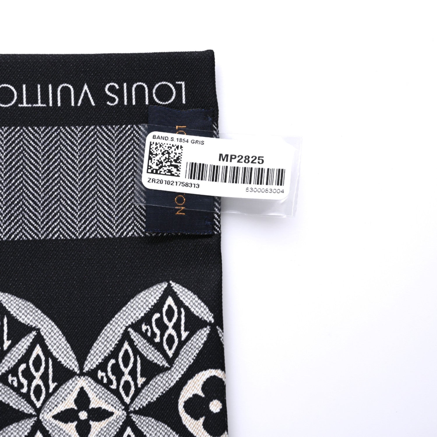 Louis Vuitton Silk Since 1854 Bandeau Gris 3 of 3