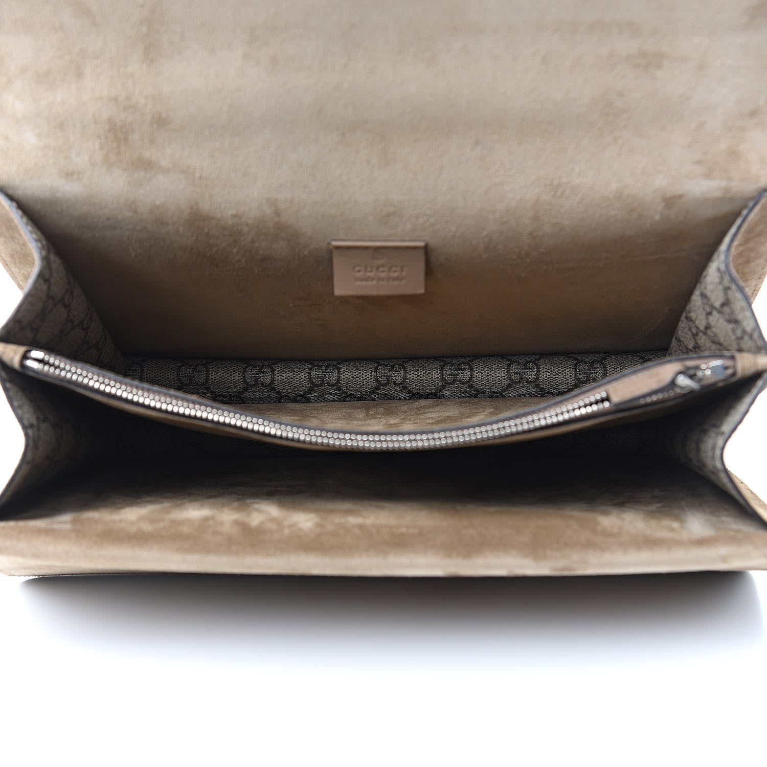 Gucci GG Supreme Monogram Medium Dionysus Shoulder Bag Taupe 5 of 10
