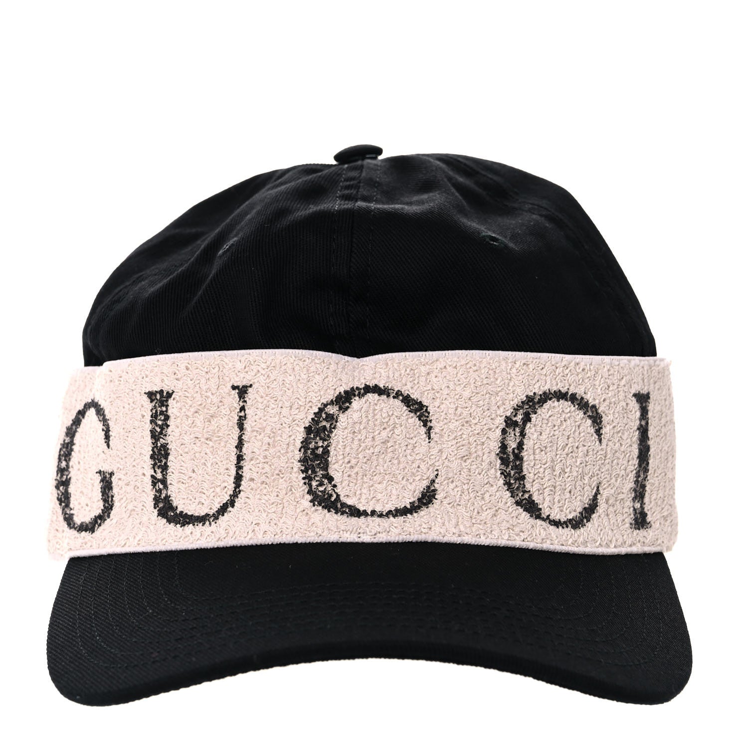 Gucci Gabardine Gucci Headband Baseball Hat L Black 6 of 10