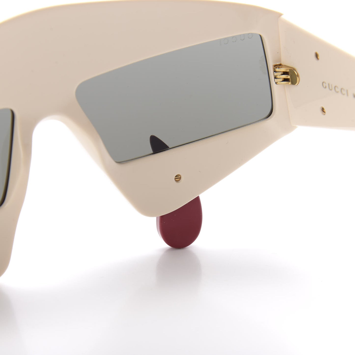 Acetate Crystal Hollywood Forever Tear Drop Sunglasses GG0359S Ivory