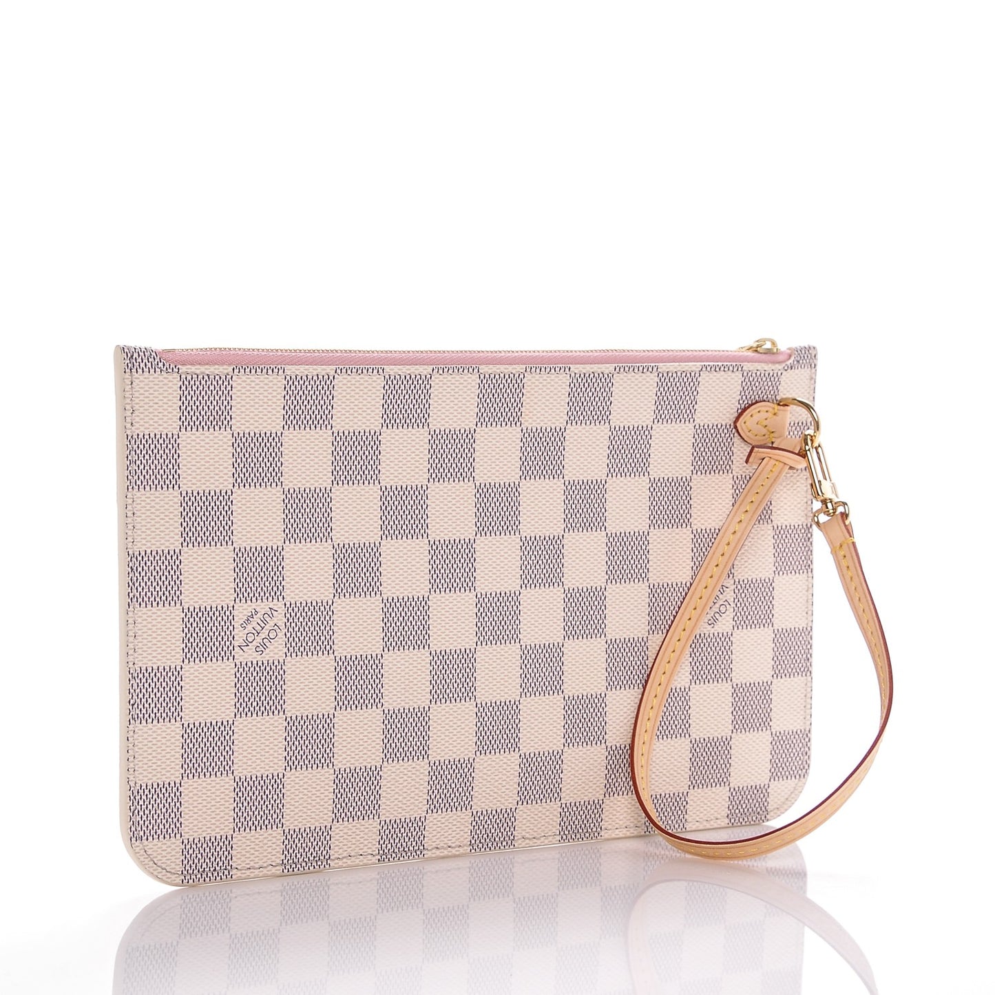 Damier Azur Neverfull MM GM Pochette Rose Ballerine