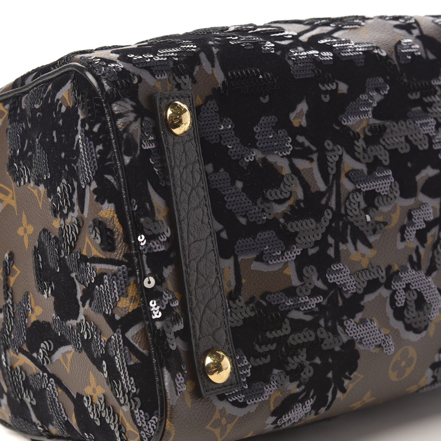 Louis Vuitton Monogram Fleur De Jais Sequins Speedy 30 4 of 8